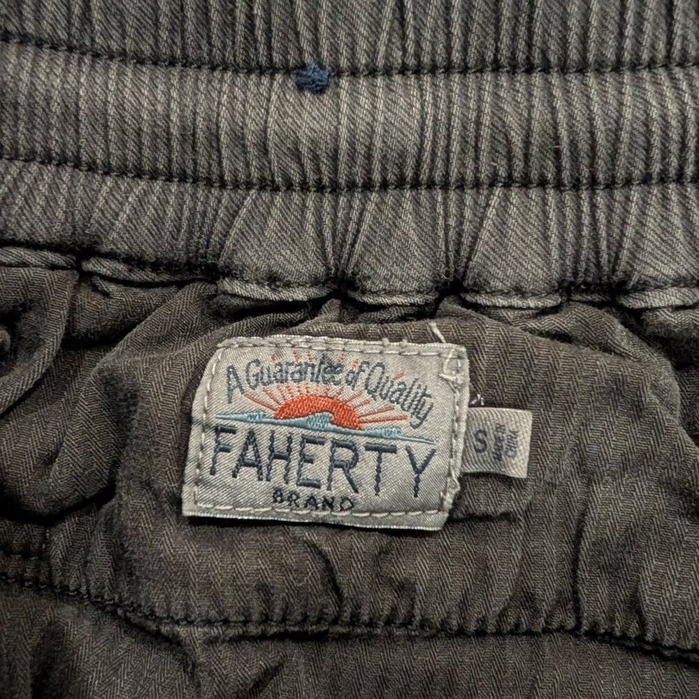 Faherty Essential Drawstring Pants - Grey - Picture 4 of 4